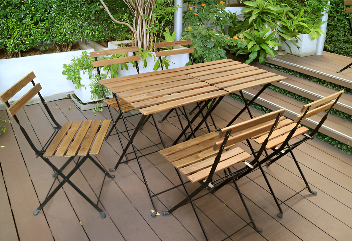 Garden Furniture Folding Table and Chairs